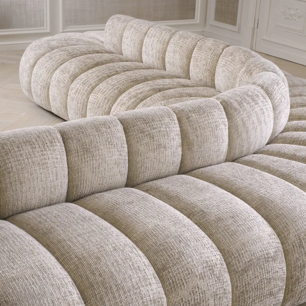 Coltar tapitat cu Stofa Creststone  L331xA331xH60cm Alison Eichholtz