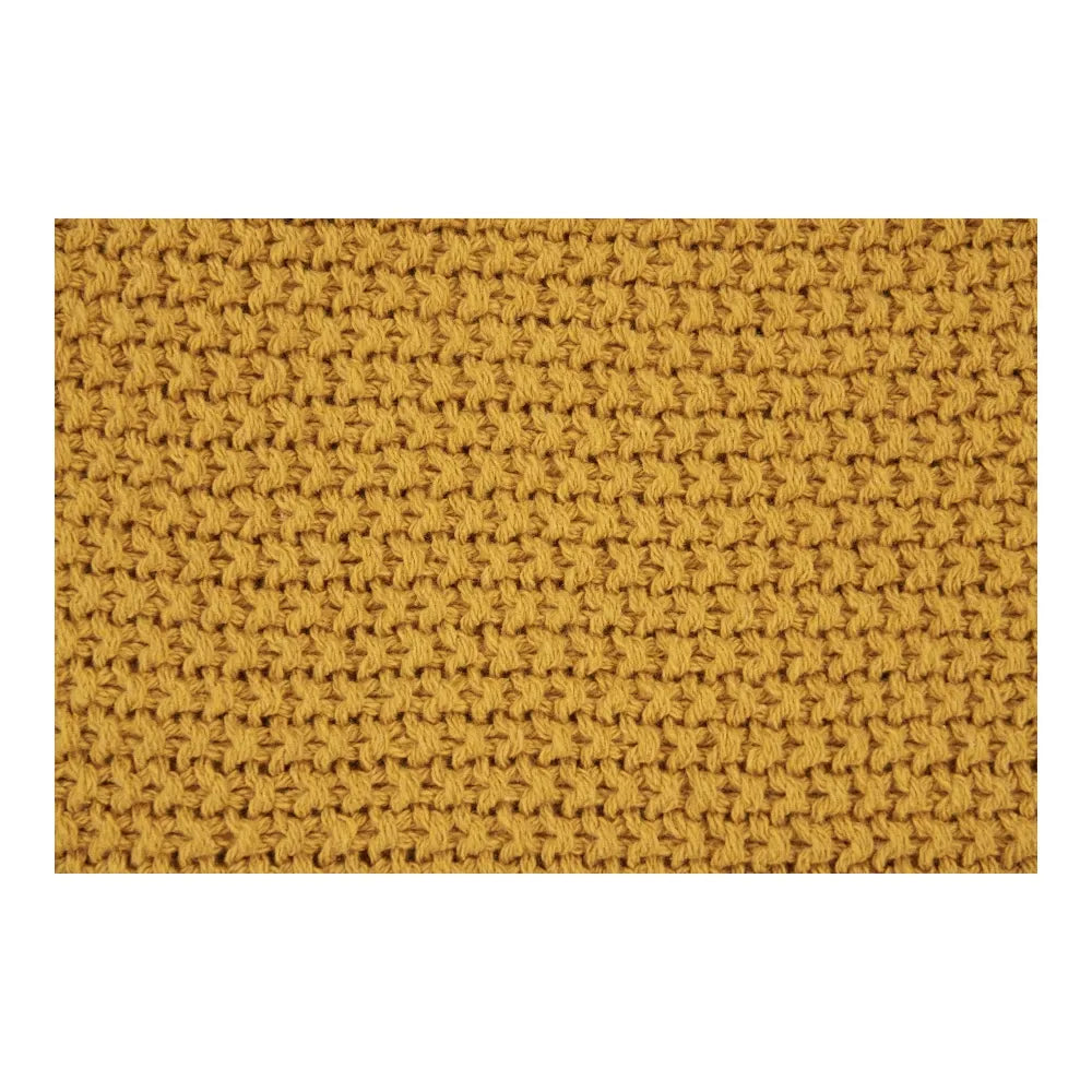Patura din Bumbac Portocaliu ochre 170x130cm Santos