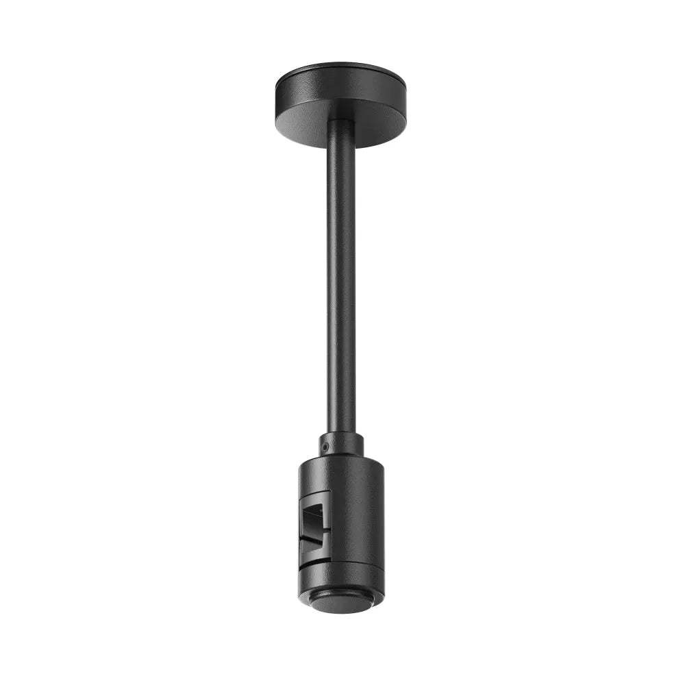 Suport scurt de tavan 138 mm Flarity din Aluminiu Negru H18.4xL4.5cm Flarity