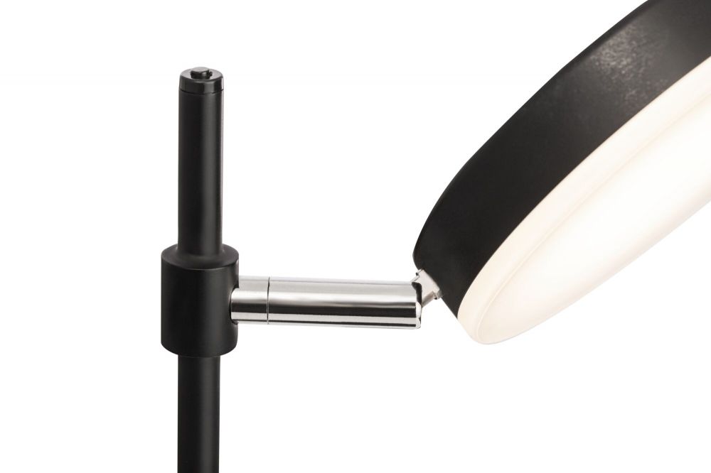 Veioza din Acrilic si Metal Negru L16xH47cm Fad
