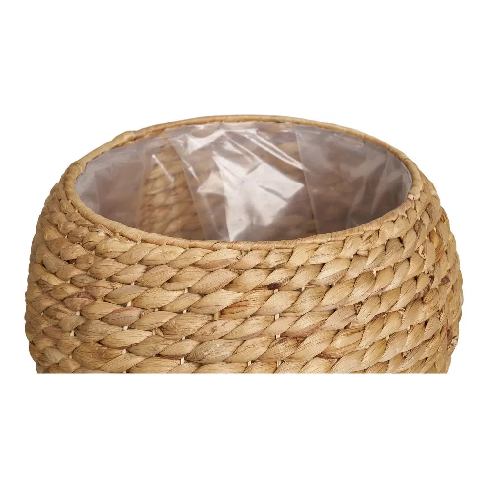 Cos de depozitare impletit natural Maro/Transparent H34,5xL34,5cm Denia