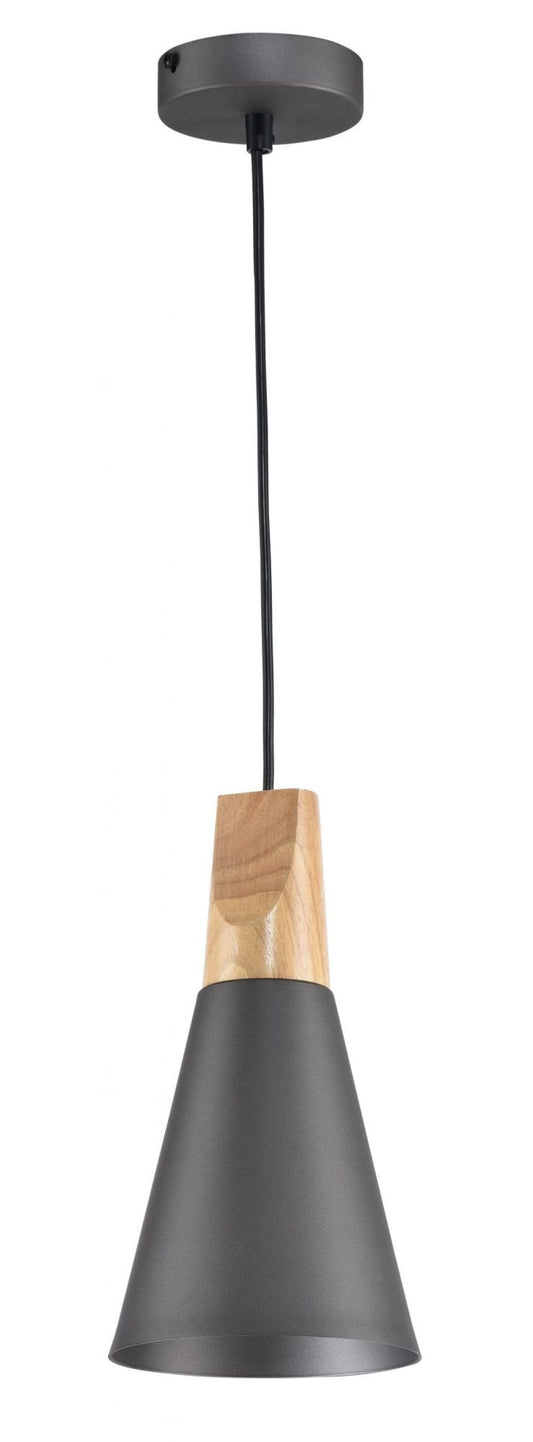 Pendul cu inaltime reglabila din Metal Gri D14xH142cm Bicones