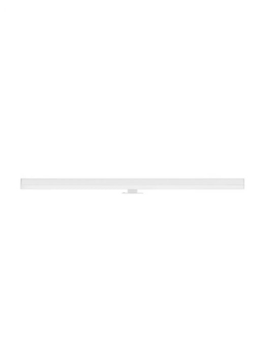 Aplica de perete structura din Aluminiu Alb si abajur din Acrilic Alb H6.5xL63cm IP44 18W 1922lm 3000k GLIM