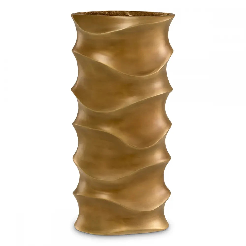 Vaza decorativa din Aluminiu Alama L18.5xH41cm Rapho Eichholtz