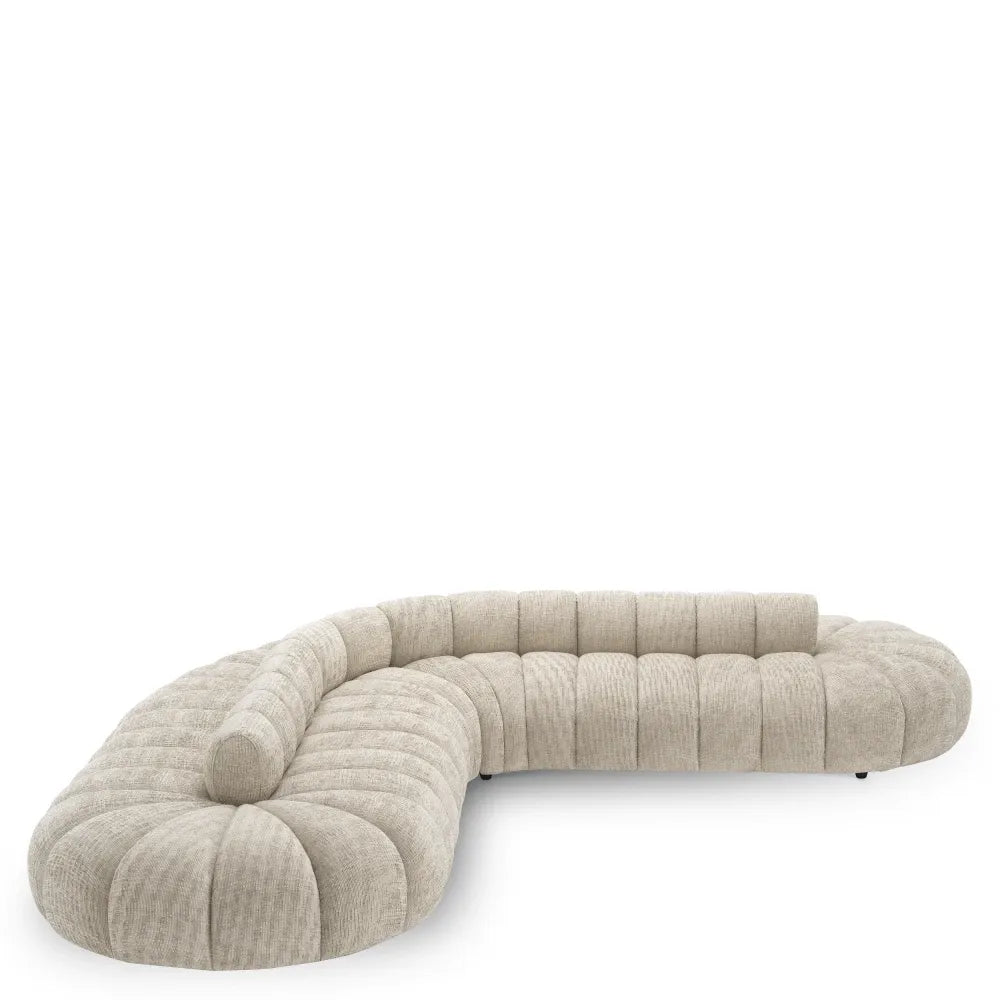 Coltar tapitat cu Stofa Creststone  L331xA331xH60cm Alison Eichholtz