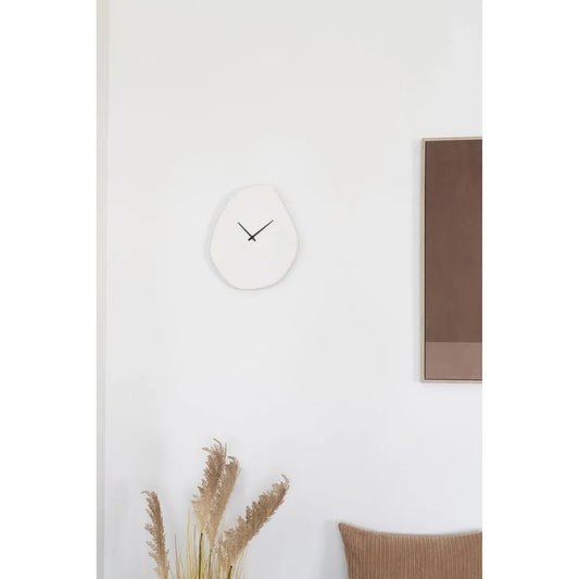 Ceas de perete din Ciment Alb H33xL28cm Vienna