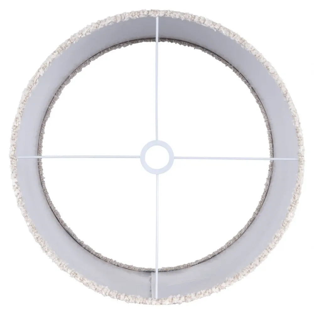 Abajur din Chenille Crem D50xH38cm Marly Richmond interiors