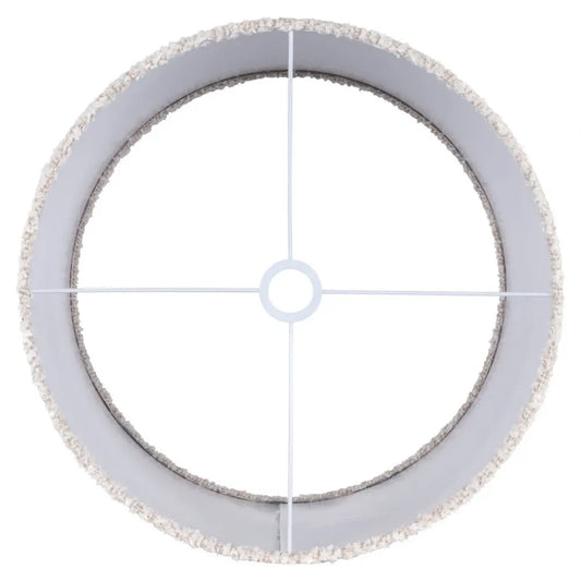Abajur din Chenille Crem D50xH38cm Marly Richmond interiors