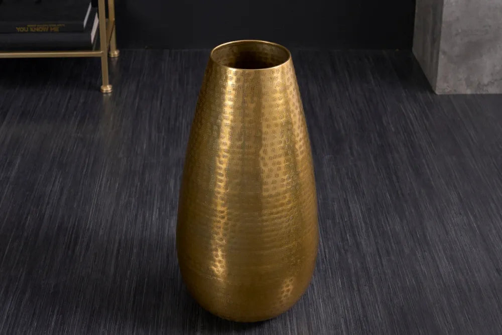 Vaza decorativa din Metal Auriu H50xD25cm Orient