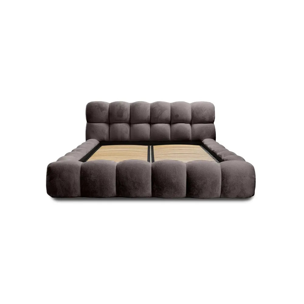Pat 140x200cm tapitat cu Chenille Gri inchis Boston