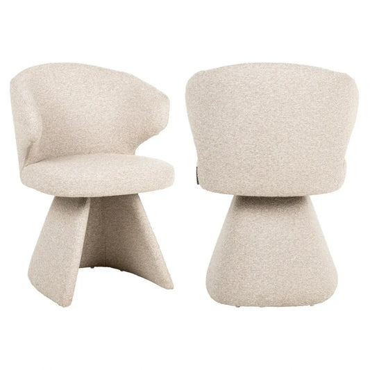 Scaun tapitat cu Stofa Bej L60xH81.5cm Zenith  Richmond interiors