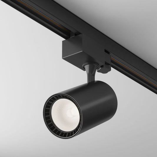 Spot pentru sina trifazata Trinity din Aluminiu Negru 10W 800lm 4000k L12xH18cm Vuoro