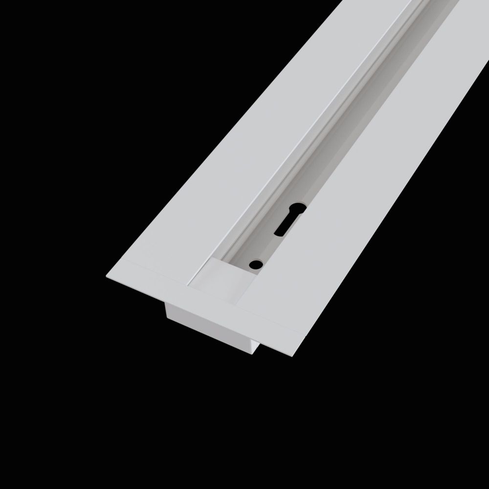 Sina incastrata Busbar trunkings Alb LED L100xH2cm