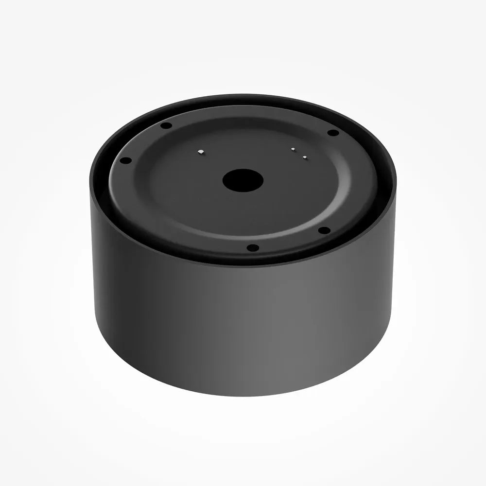 Spot aplicat din Aluminiu Negru/Auriu mat H7xD14cm Vega