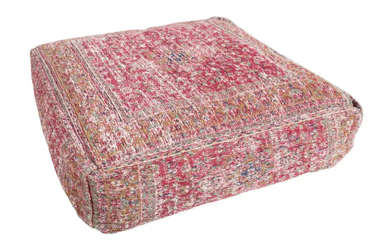 Perna de podea din Stofa Rosu H20xL70cm Old Marrakesh