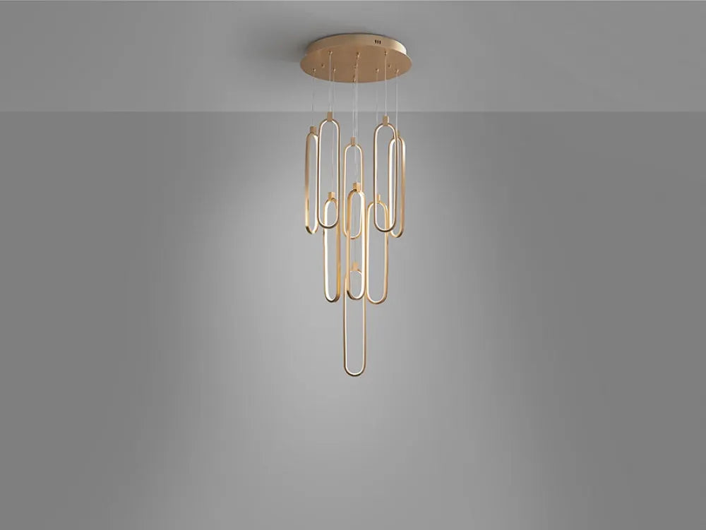 Candelabru din Aluminiu Rose gold H220xD50cm Colette