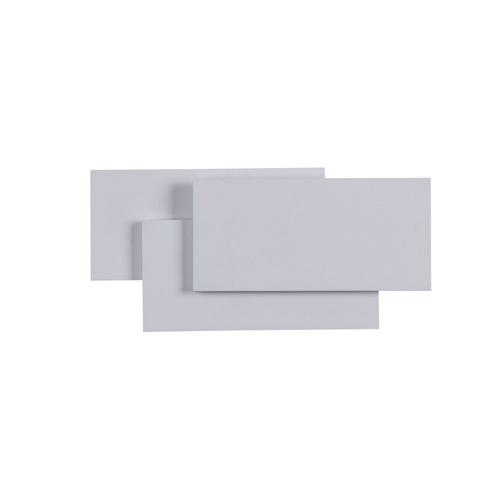 Aplica de perete din Metal Alb cu LED  L26x6xH13cm Kona
