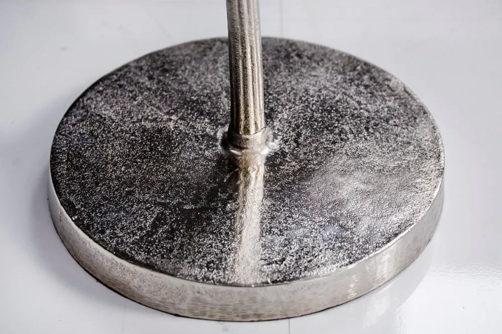 Masuta laterala din Metal Argintiu L40xH59cm Abstract