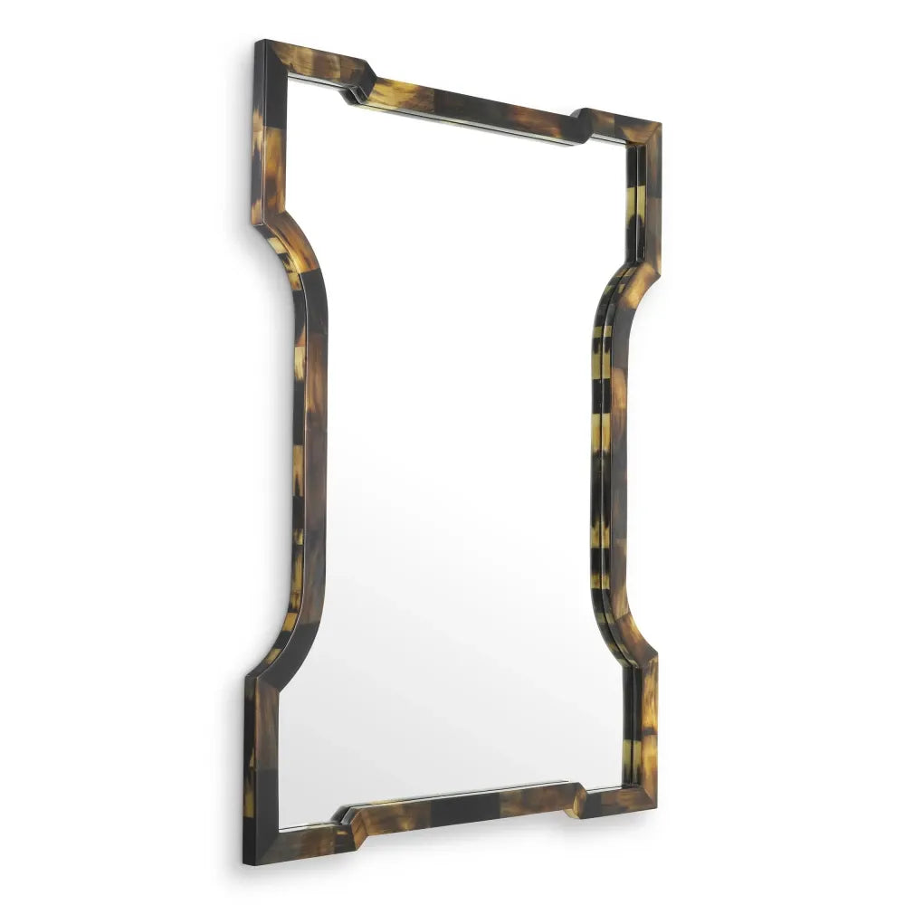 Oglinda cu rama din Corn de bivol Multicolor L94xH130cm Scalamanca Eichholtz