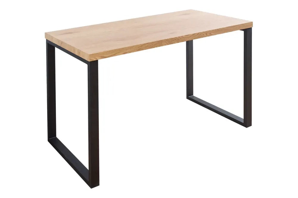 Birou din MDF Maro si Metal Negru L120xH75cm Oak
