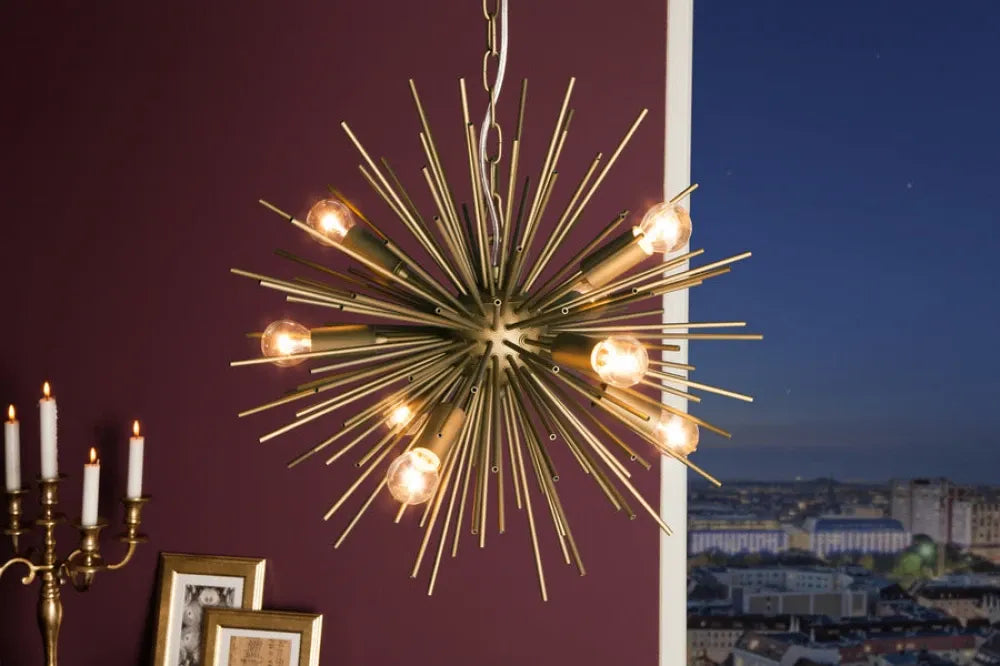Pendul din Metal Auriu L50xH50cm SUNLIGHT