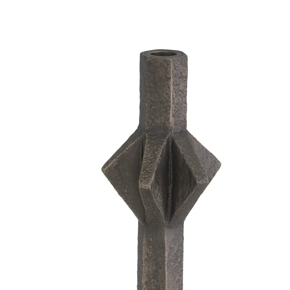Suport lumanare din Metal Bronz L16.5xH50cm Conti L Eichholtz
