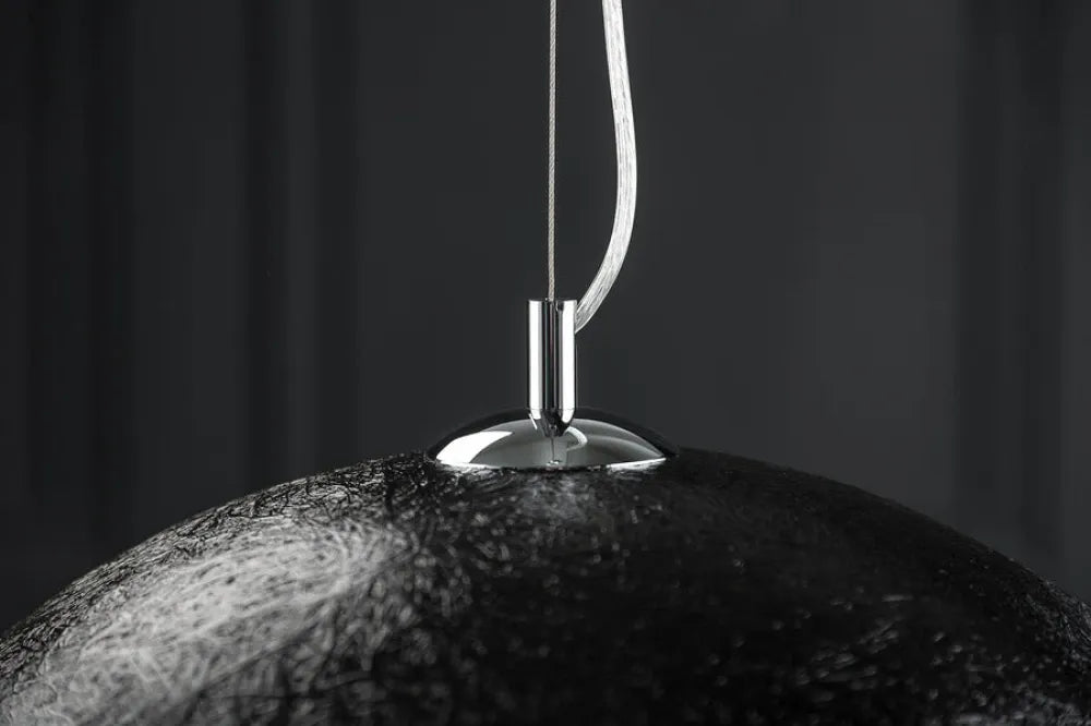 Pendul din Metal Argintiu si Fibra de sticla Negru/Auriu D50xH120cm Glow