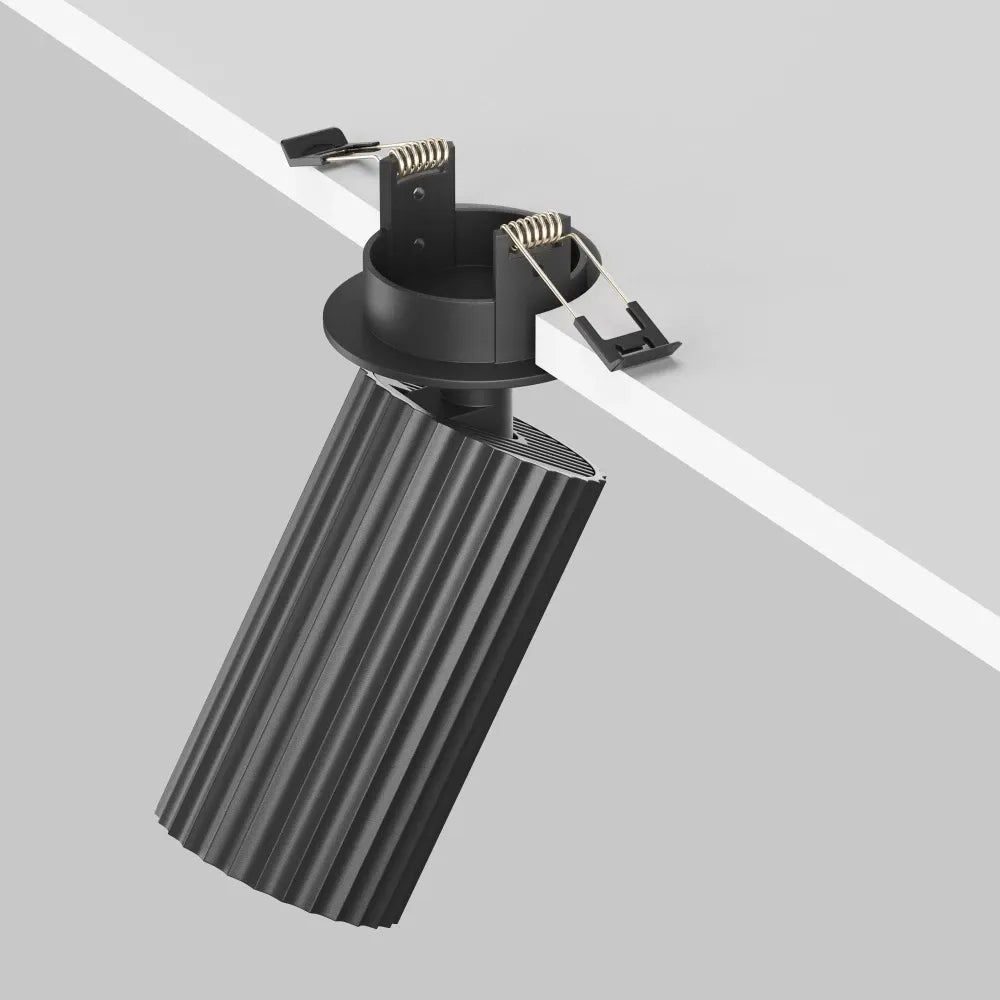 Spot incastrat din Aluminiu Negru H14.4xL10cm 10W Calipso