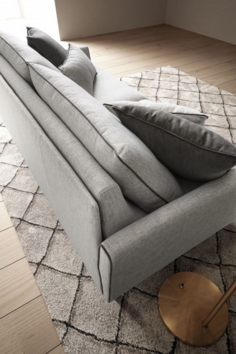 Canapea 3 locuri extensibila cu saltea de 160x190cm Maxi Bali