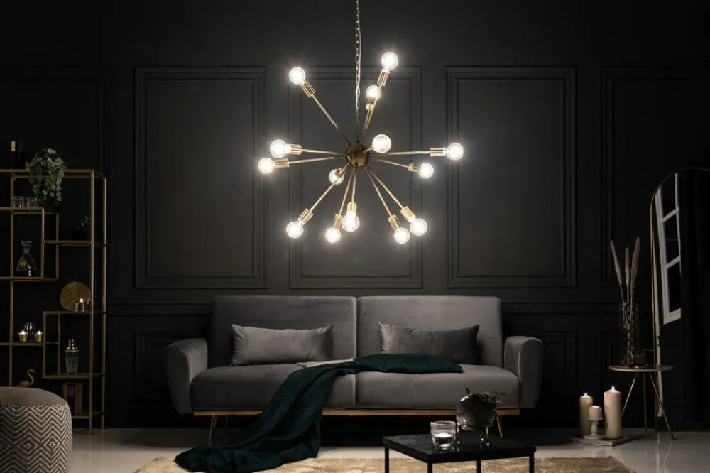 Lustra din Metal Auriu L87xH142cm SPUTNIK
