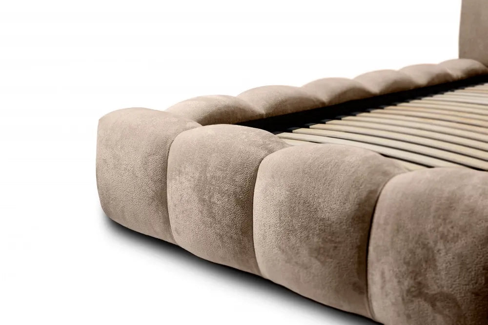Pat 140x200cm tapitat cu Chenille Bej Dallas