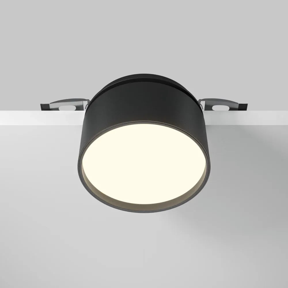 Spot incastrat din Aluminiu Negru H6.6xD8.5cm 12W 640lm 2200-4000k Onda