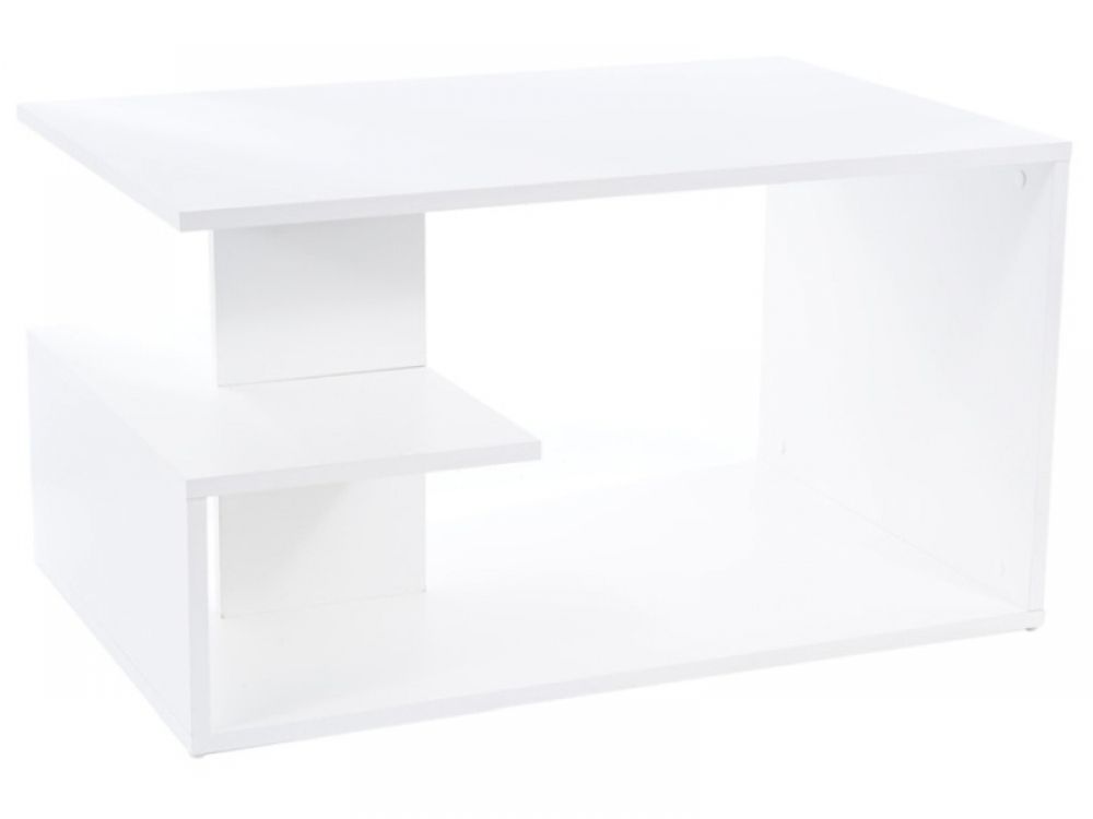 Masuta de cafea Dreptunghiulara din PAL Alb L90xH50cm Santa