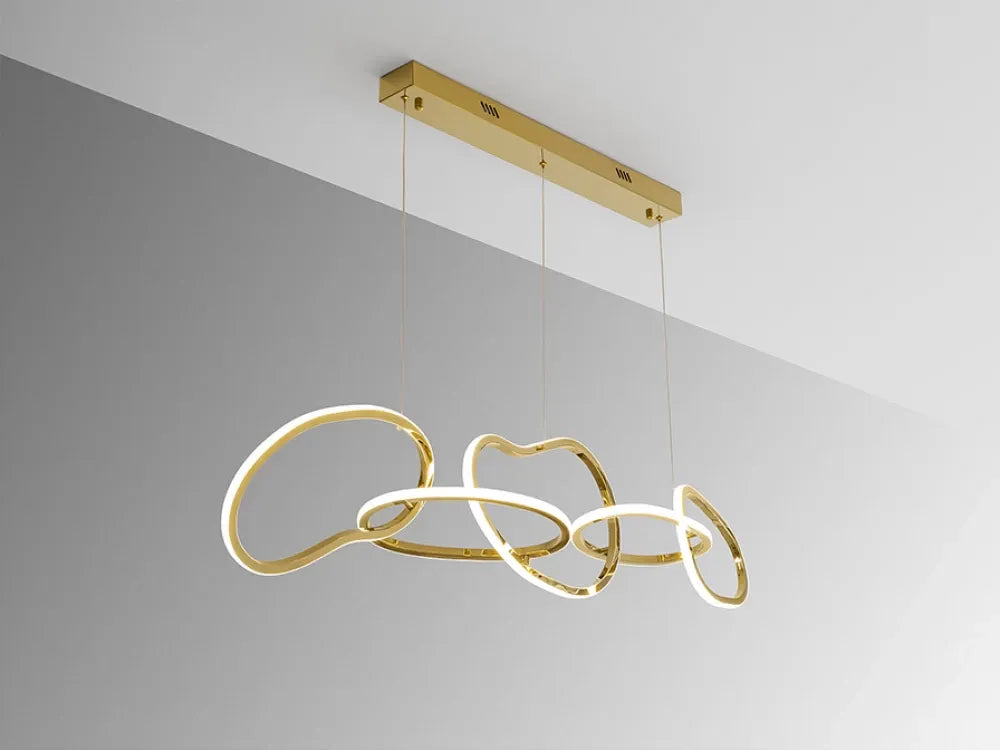 Lustra din Metal Auriu HxL120cm Nexo