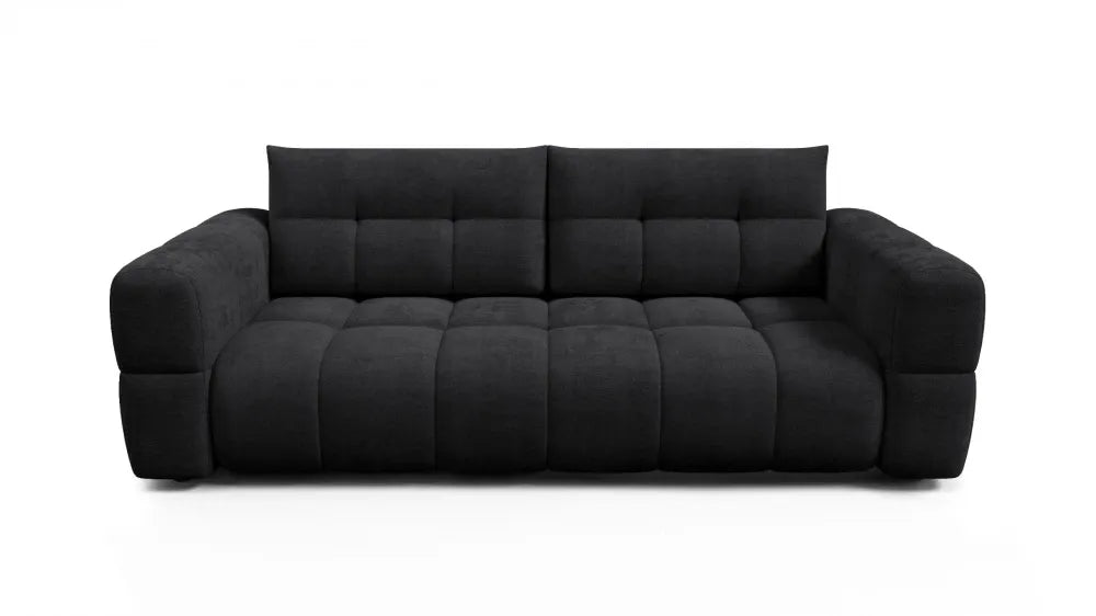Canapea tapitata cu material pet friendly Alias negru L241x104cm