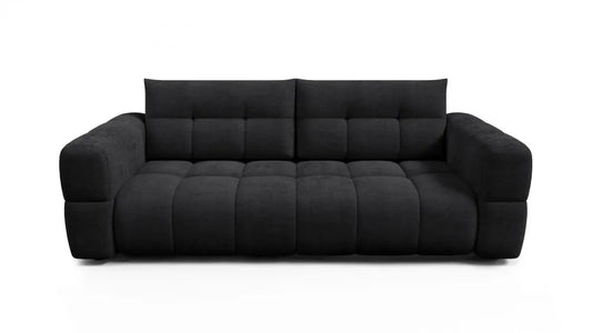 Canapea tapitata cu material pet friendly Alias negru L241x104cm