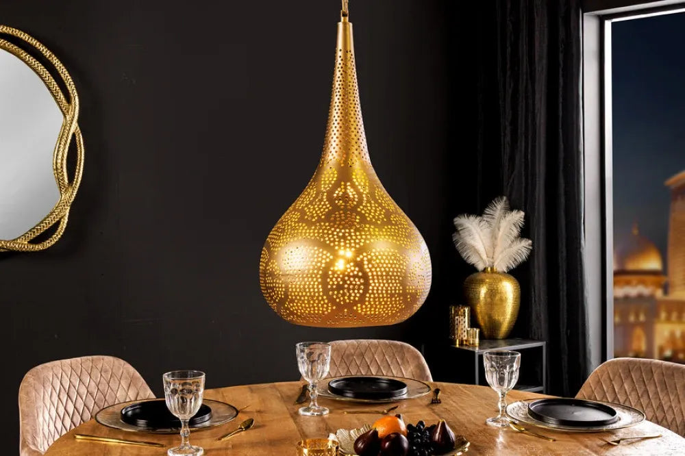 Pendul din Metal Auriu D25xH49cm ORIENT LIVING