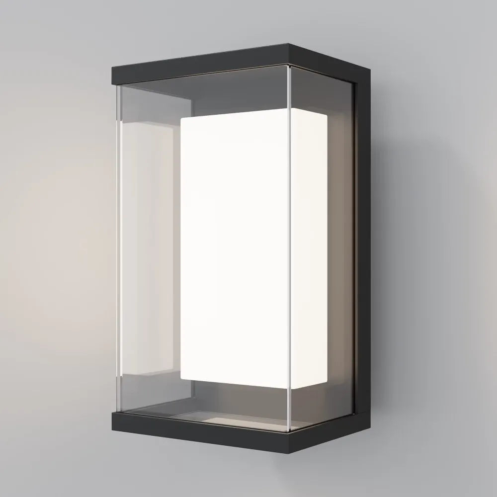 Aplica perete din Aluminiu Negru H26.5xL15.2cm Baker Street