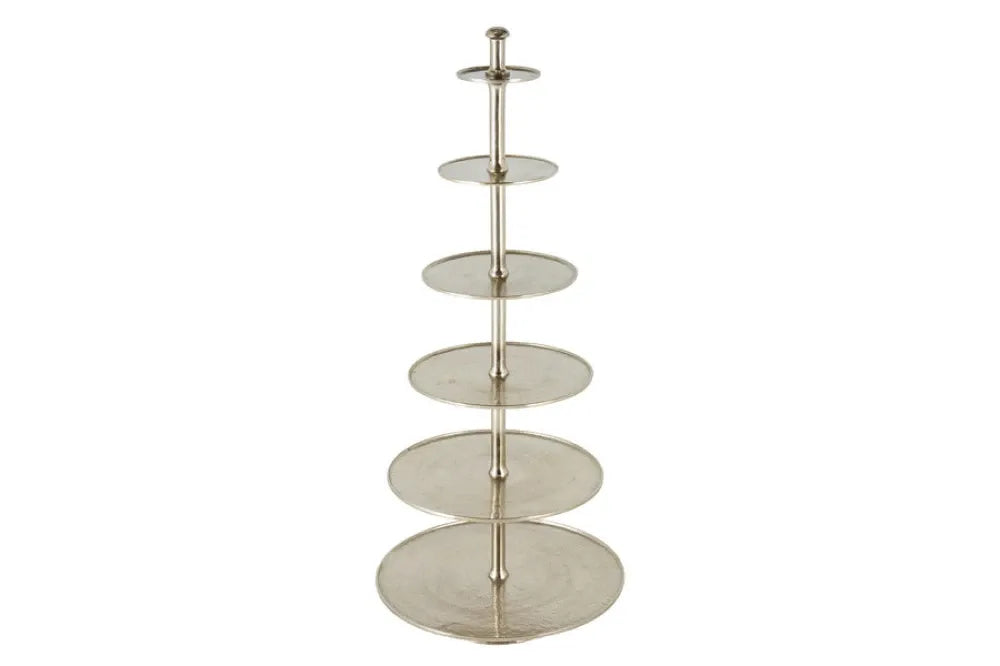 Etajera din Metal Argintiu D69xH180cm ABSTRACT