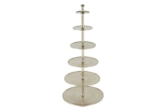 Etajera din Metal Argintiu D69xH180cm ABSTRACT