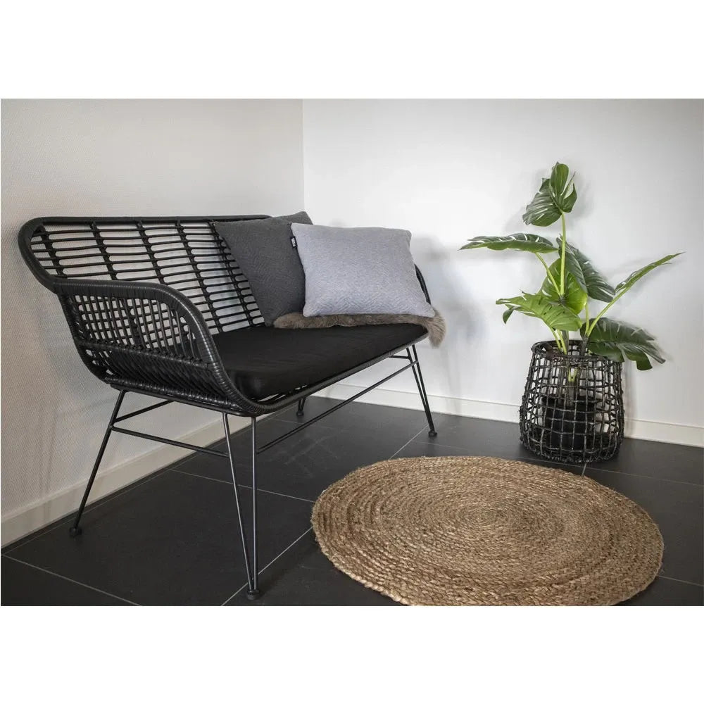 Covor rotund din Iuta Maro D90cm Bombay