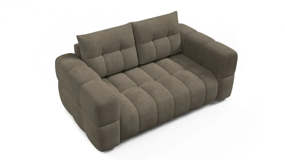 Canapea tapitata cu material pet friendly Alias maro L181x104cm