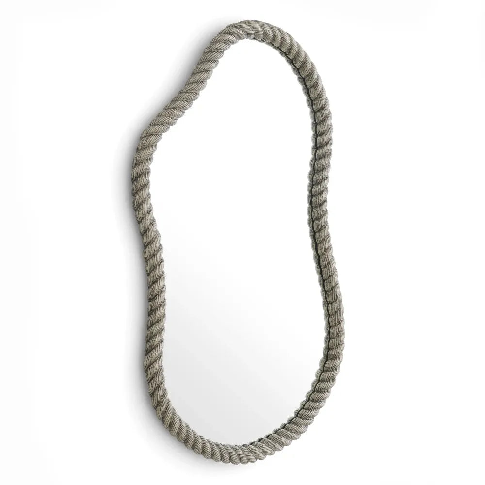 Oglinda cu rama din Metal/MDF Argintiu L59xH95cm Elvington L Eichholtz