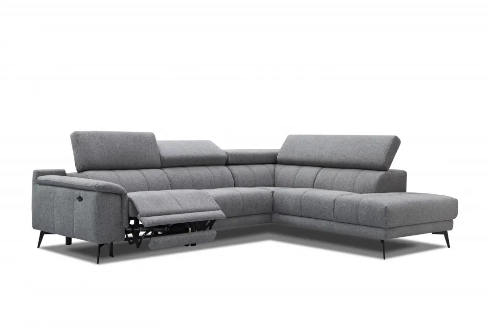 Coltar personalizabil cu recliner in forma de L 290cm Lenon