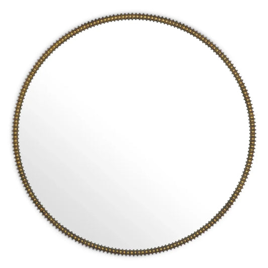 Oglinda cu rama din Metal/MDF Alama D124cm Vezzola Eichholtz