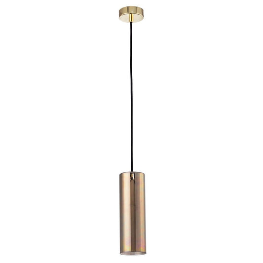 Pendul cu inaltime reglabila din Sticla Auriu D8xH178cm Gioia