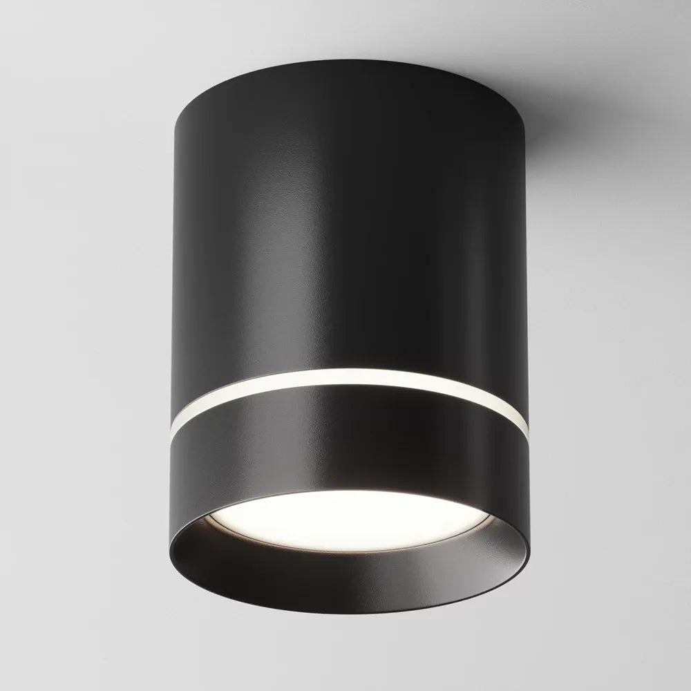 Spot aplicabil din Aluminiu Negru H10xD8cm IP 20 9W 300lm 4000k Orlo