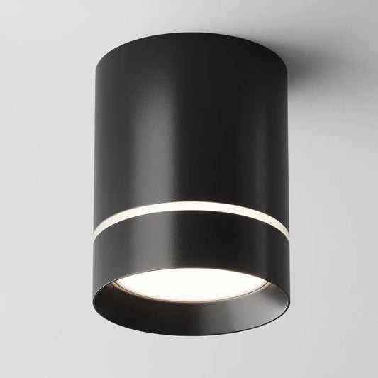 Spot aplicabil din Aluminiu Negru H10xD8cm IP 20 9W 300lm 4000k Orlo
