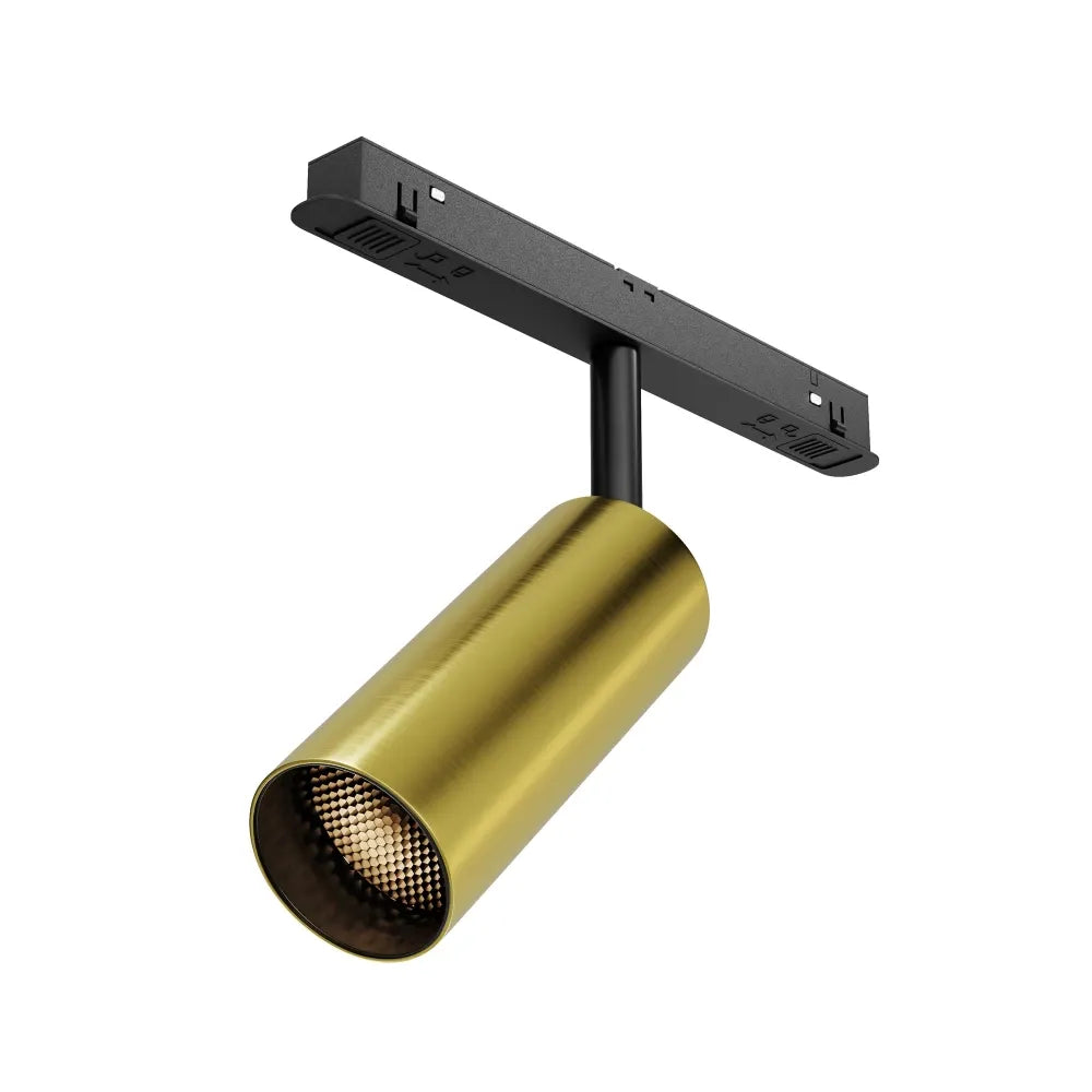 Spot dimabil smart pentru sina Exility din Aluminiu Negru/Alama H19.4xL19.3cm 12W 944lm 2700-6000k Focus LED