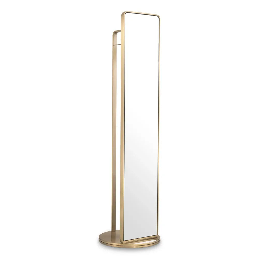 Oglinda de podea din Metal Alama D55.5cm Novo Eichholtz